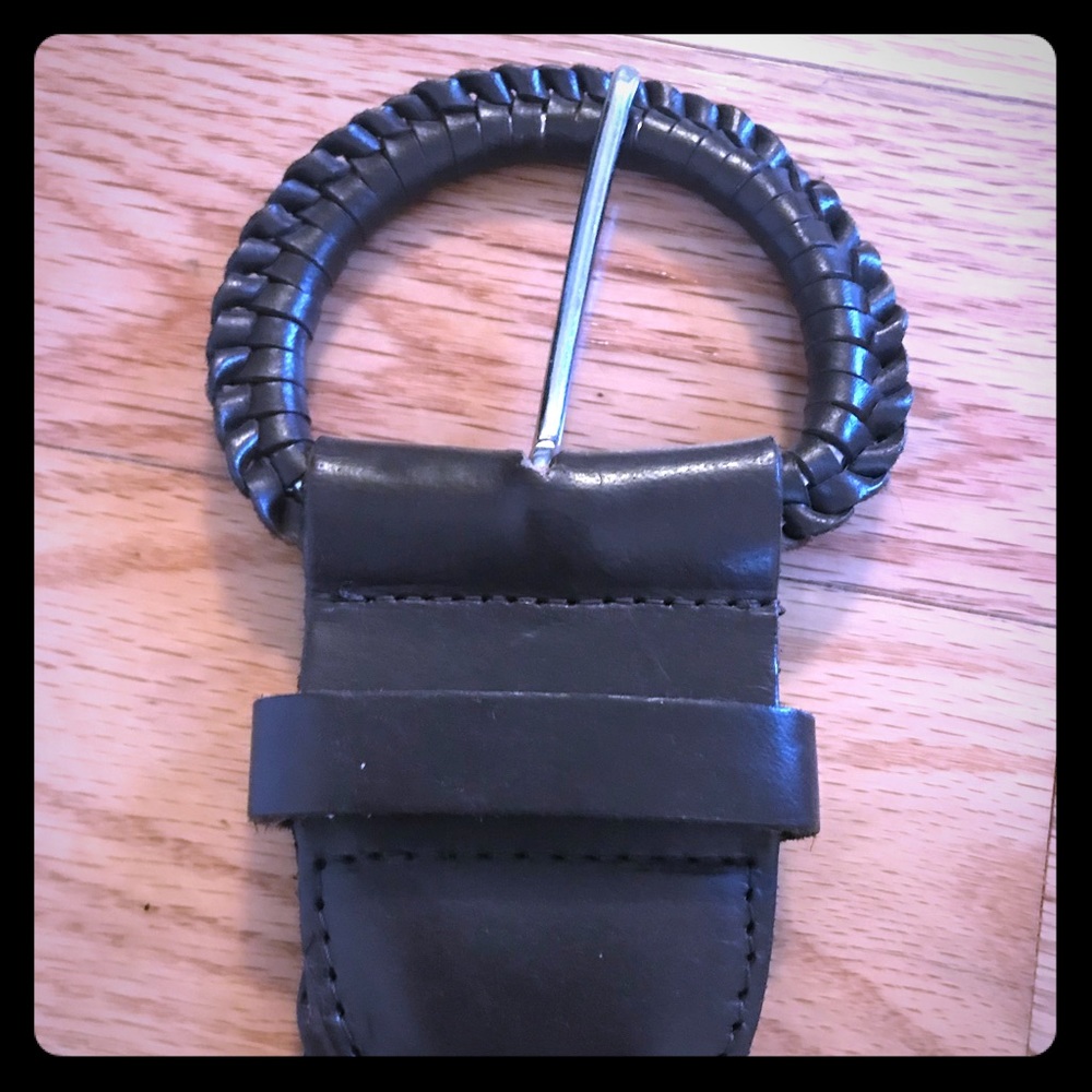 Silpada retired dk brown leather belt